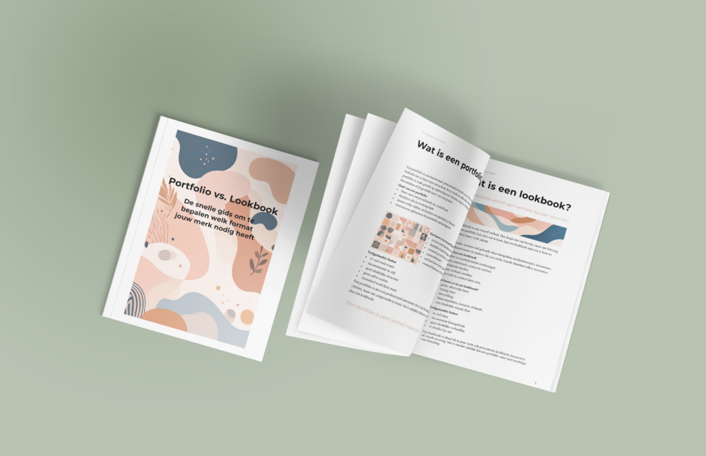 InDesign multi‑page document mockup showing a clean, structured layout for custom design projects.